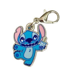 Vintage Disney Lilo & Stitch Zipper Pull Bag Clip On Charm Aulani Soda Snacks